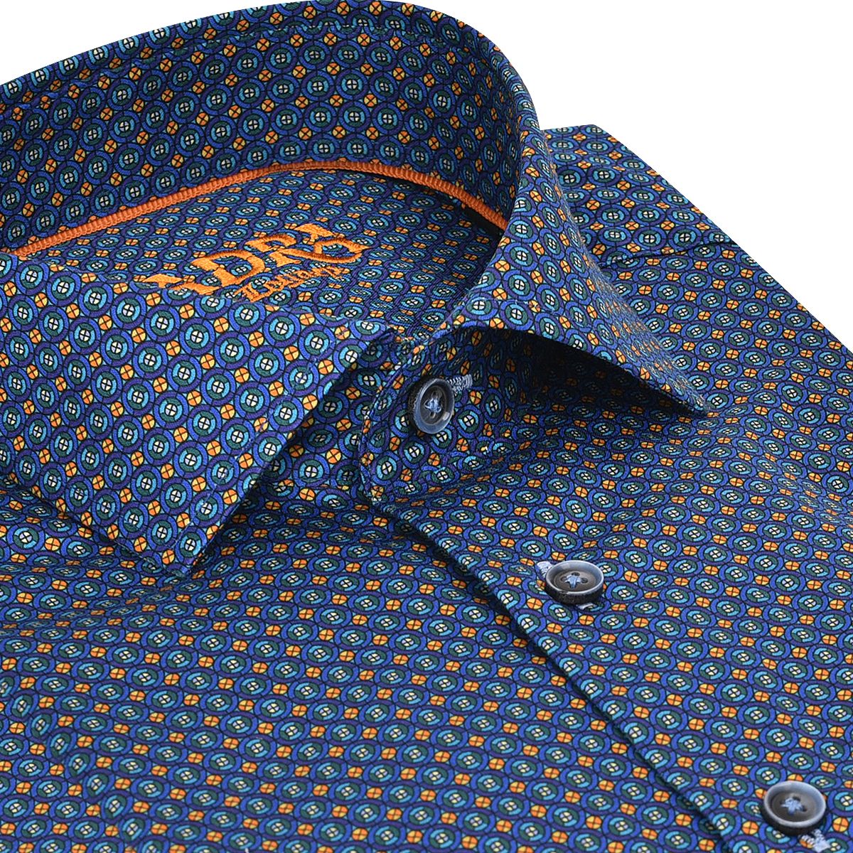 CM0W595 - Cuadra navy casual fashion cotton shirt for men-Kuet.us