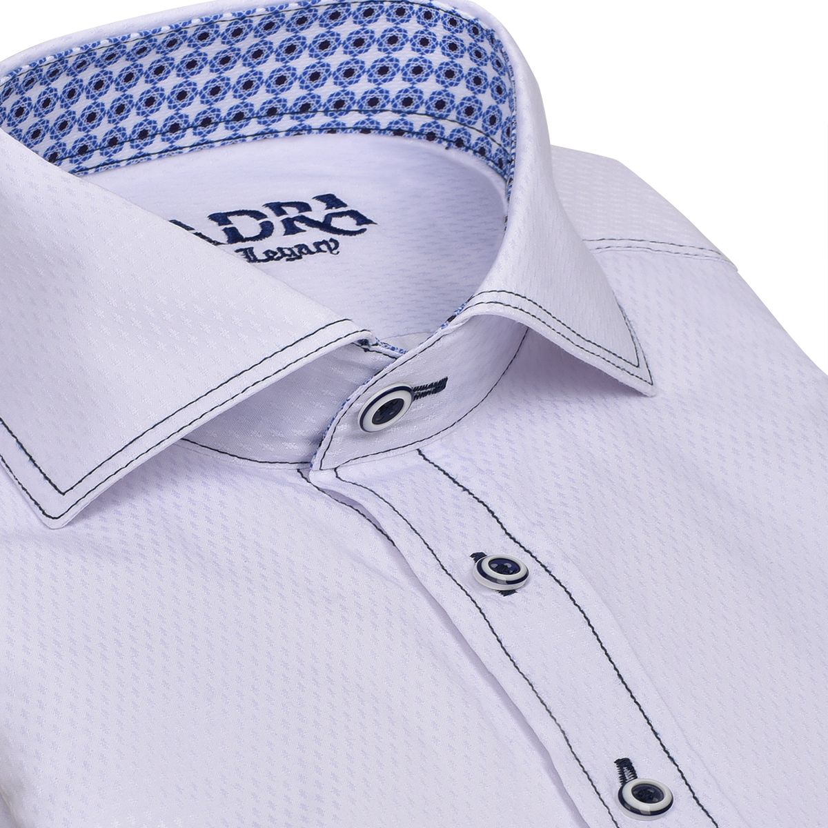 CM59561 - Cuadra white casual fashion shirt for men-Kuet.us