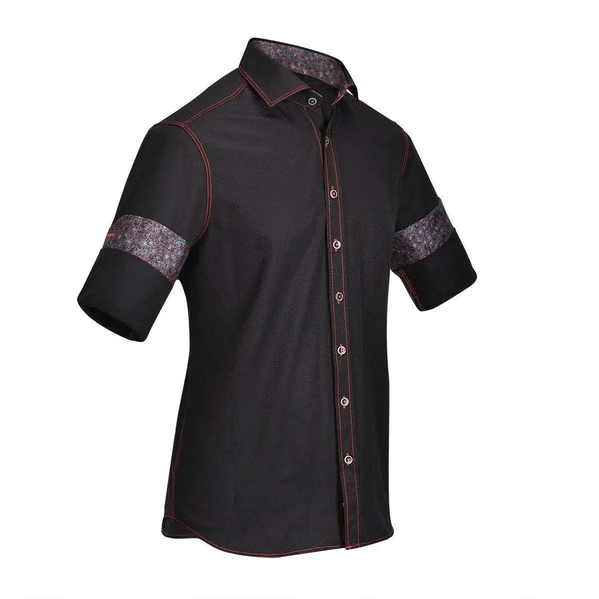 CM59572 - Cuadra black casual fashion shirt for men-Kuet.us