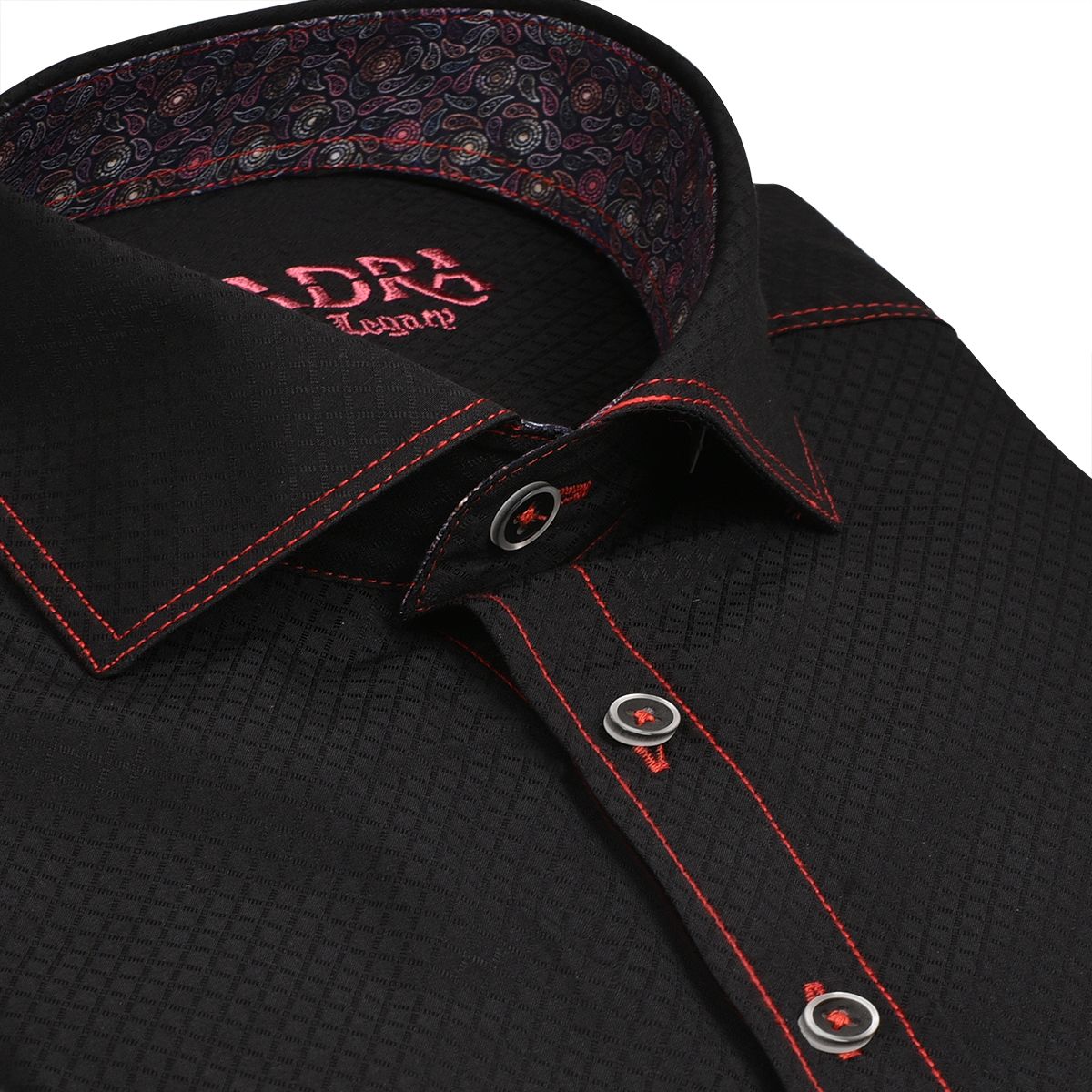 CM59572 - Cuadra black casual fashion shirt for men-Kuet.us