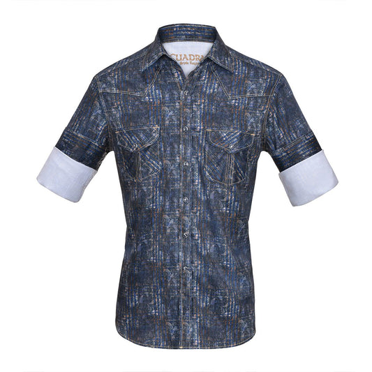 CMRJ609 - Cuadra denim cowboy fashion cotton shirt for men-Kuet.us