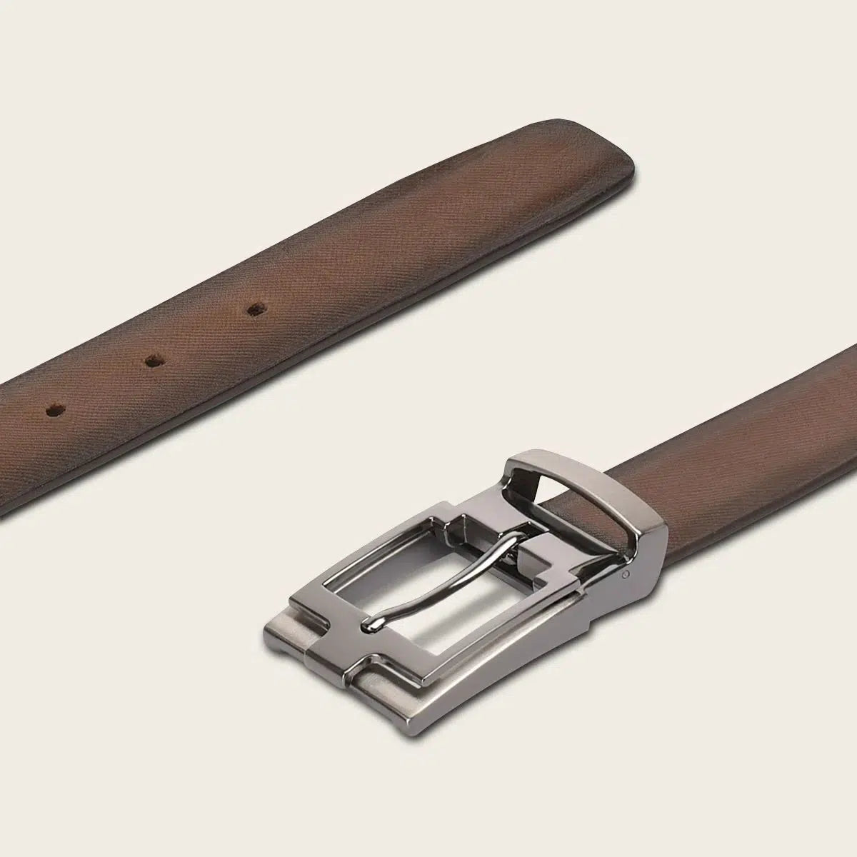 CS552RS - Cuadra blue casual western cowhide leather belt for men.-Kuet.us
