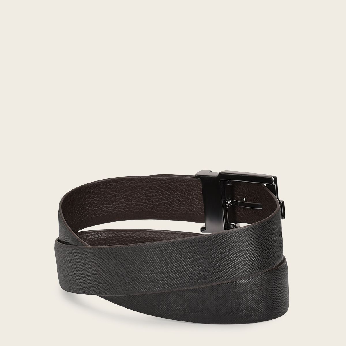 CS552RS - Cuadra brown casual western cowhide leather belt for men.-Kuet.us