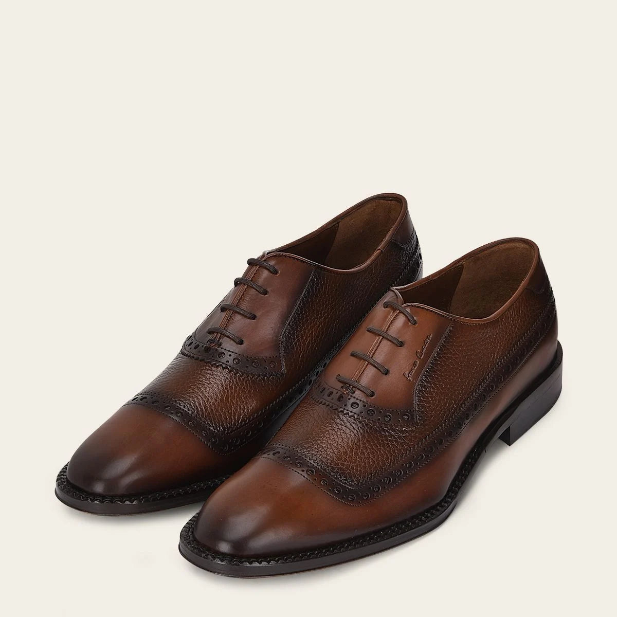 D23BUVN - Franco Cuadra honey oxford dress cap toe shoes for men
