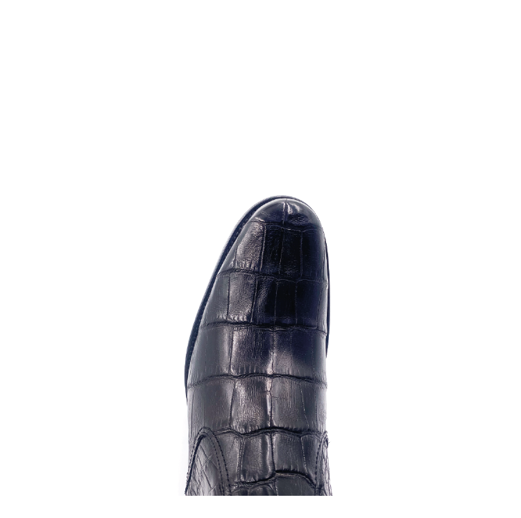 G09LPLP - Cuadra black dress casual alligator ankle boots for men-Kuet.us