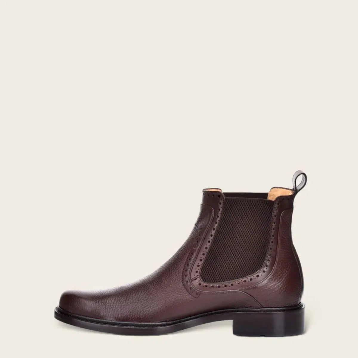 G52VNBI - Cuadra brown dress casual calfskin leather ankle boots for men-Kuet.us