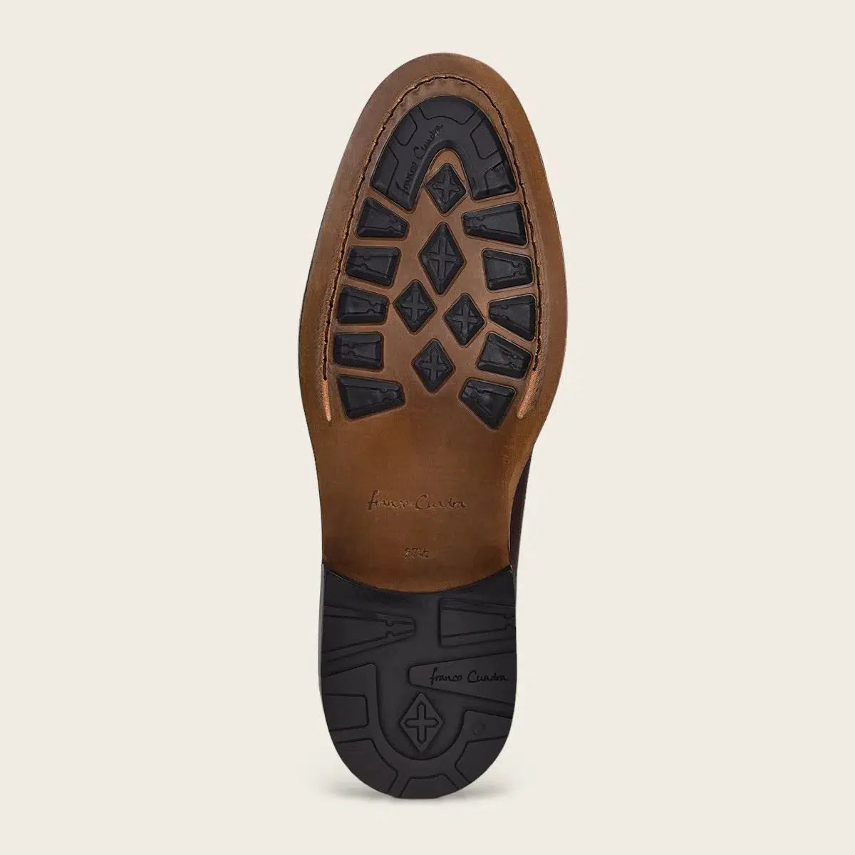 G52VNBI - Cuadra brown dress casual calfskin leather ankle boots for men-Kuet.us