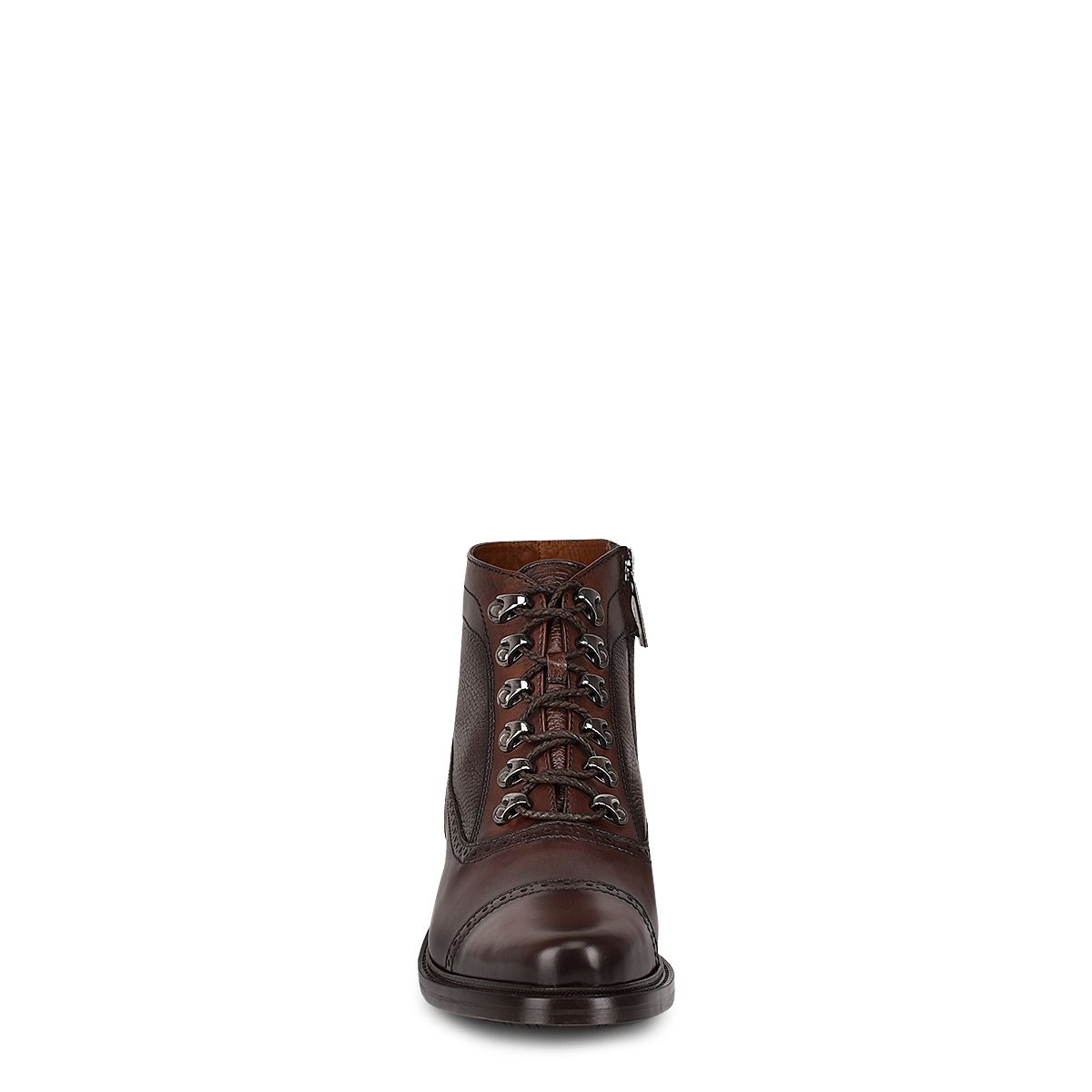 G88BSVN - Cuadra chocolate casual dress calfskin ankle oxford boots for men-Kuet.us