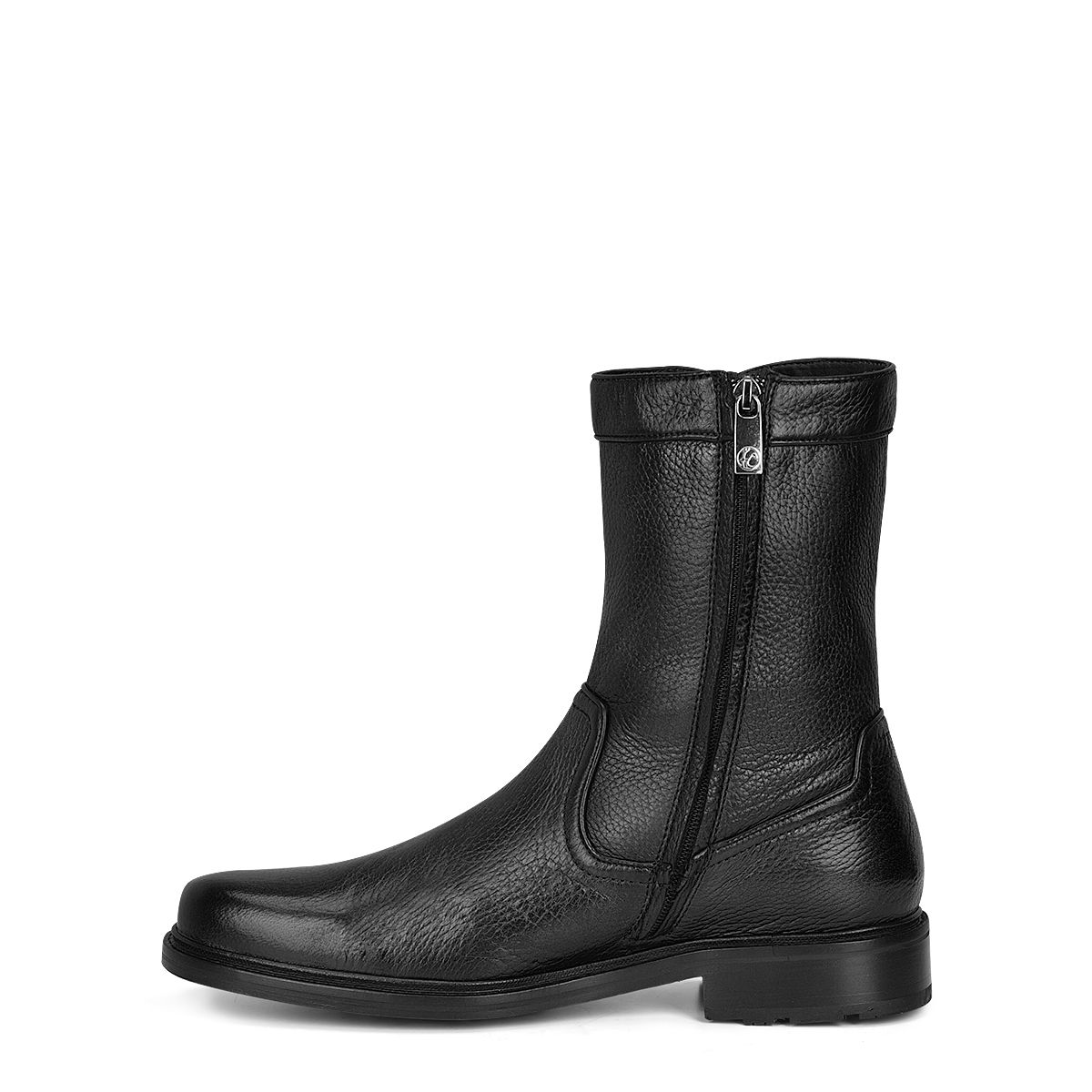 G93VNVN - Cuadra Black casual fashion deer leather ankle booties for men-Kuet.us
