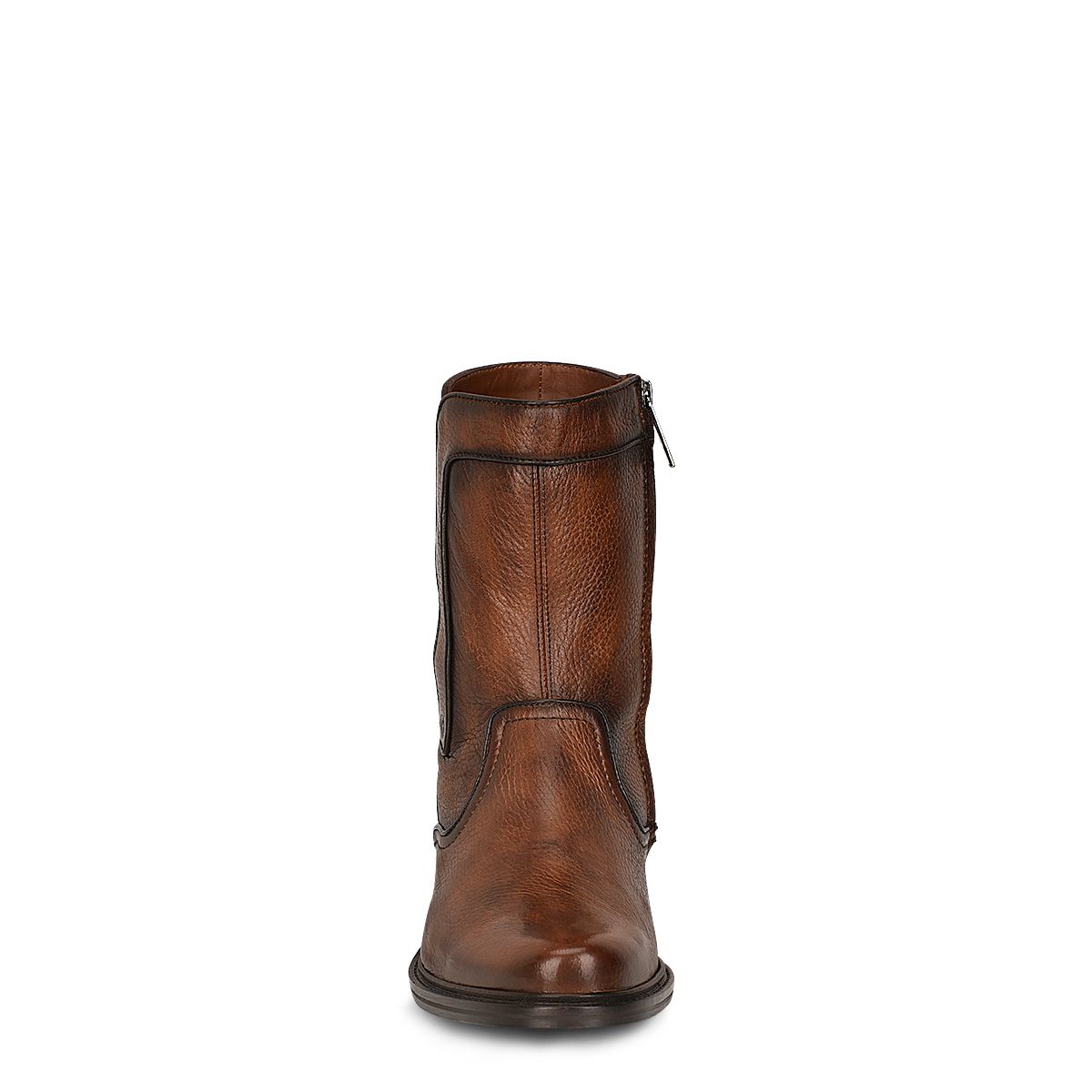 G93VNVN - Franco Cuadra brown dress casual deer leather ankle boots for men-Kuet.us