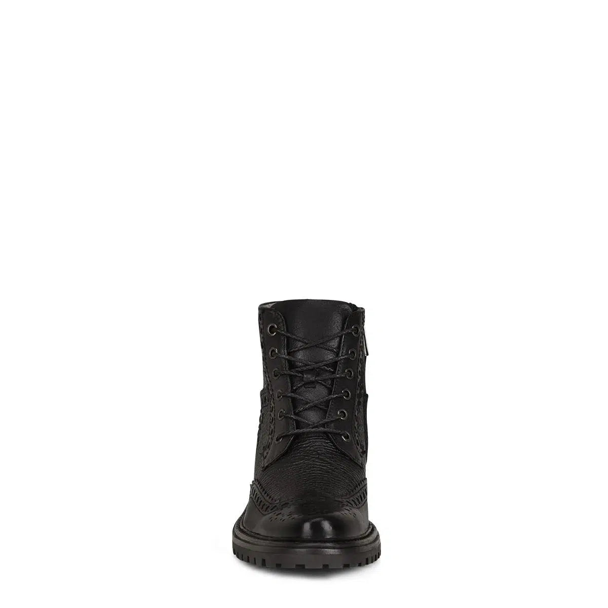 G94KRSK - Cuadra black casual vintage fashion shark ankle booties for men.-Kuet.us