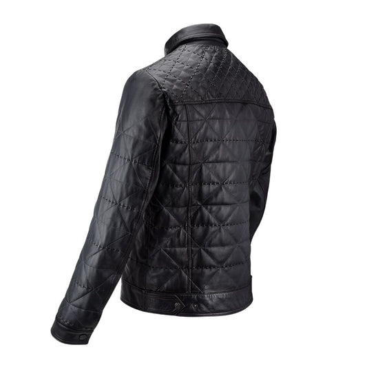 H227COC MONTECARLO. CUADRA BLOUSON BIKER LEATHER JACKET FOR MEN.-Kuet.us