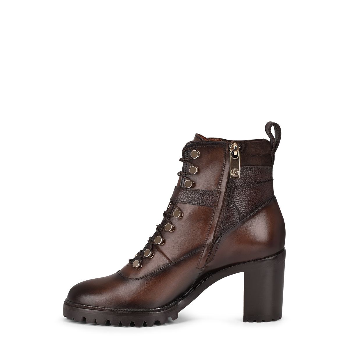 K33TSRS - Franco Cuadra brown casual fashion leather ankle boots for women-Kuet.us