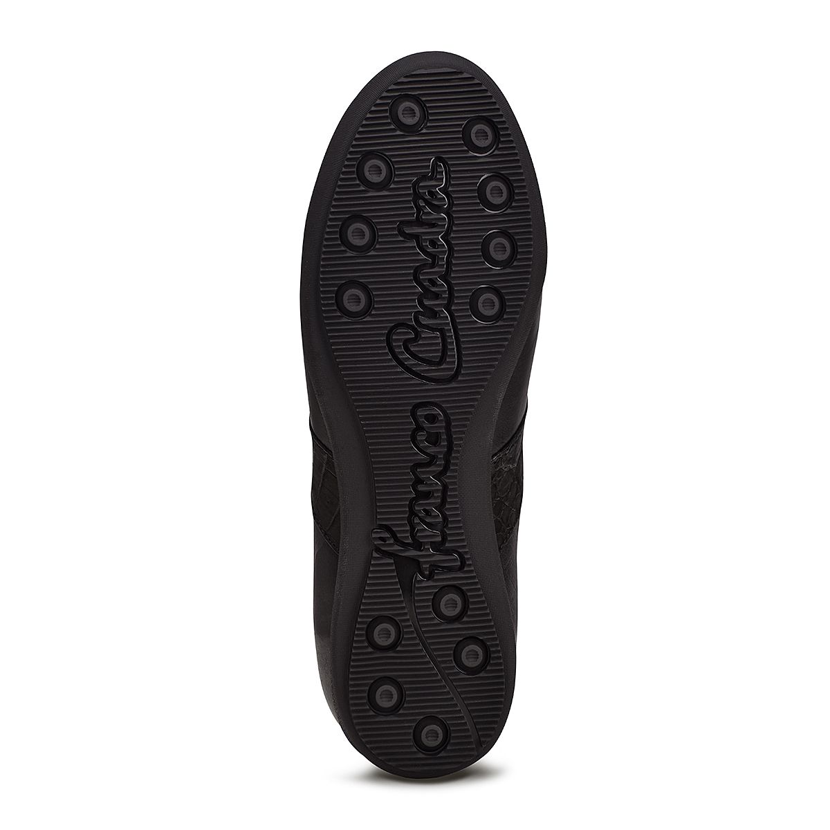L05NPBM - Cuadra habbano black crocodile sneakers for men-Kuet.us