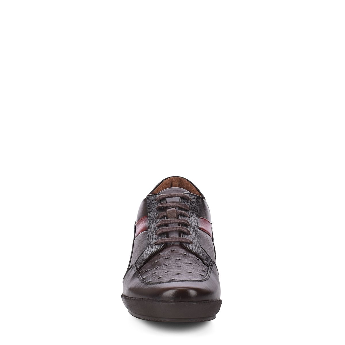 L27AVTS - Cuadra tobacco casual fashion ostrich sneakers for men-Kuet.us