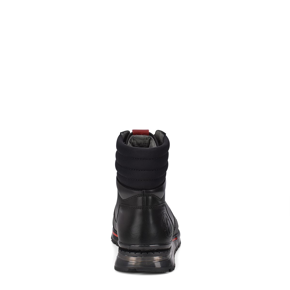 N48CWTS - Cuadra black casual fashion caiman leather sneaker boots for men-Kuet.us