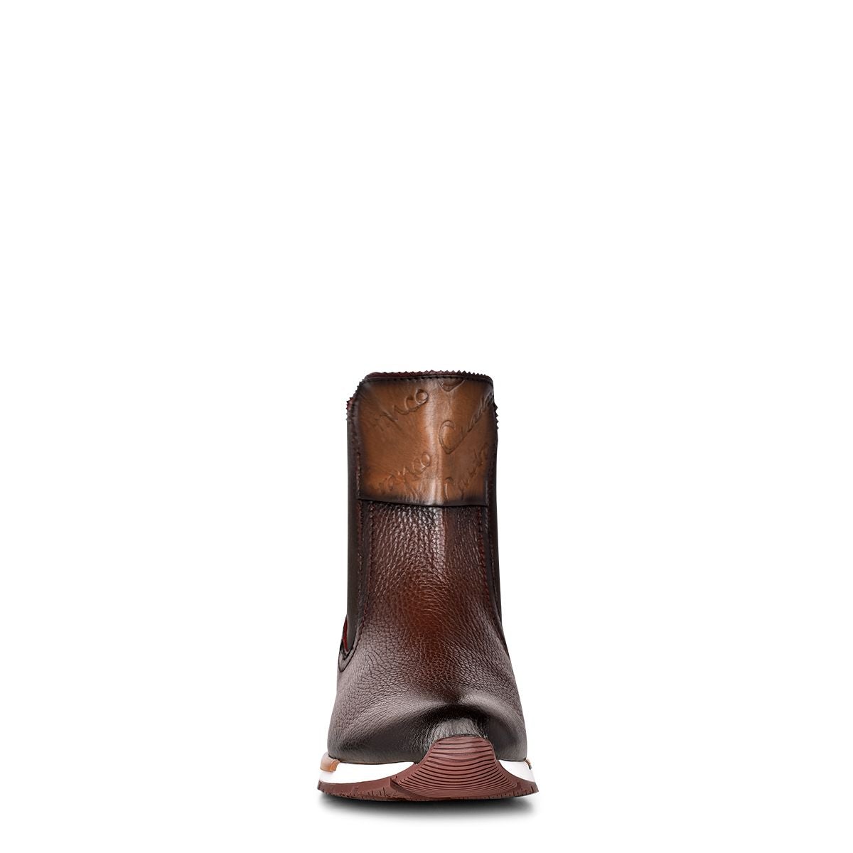 N50VNTS - Cuadra brown casual fashion deer leather sneaker boots for men-Kuet.us