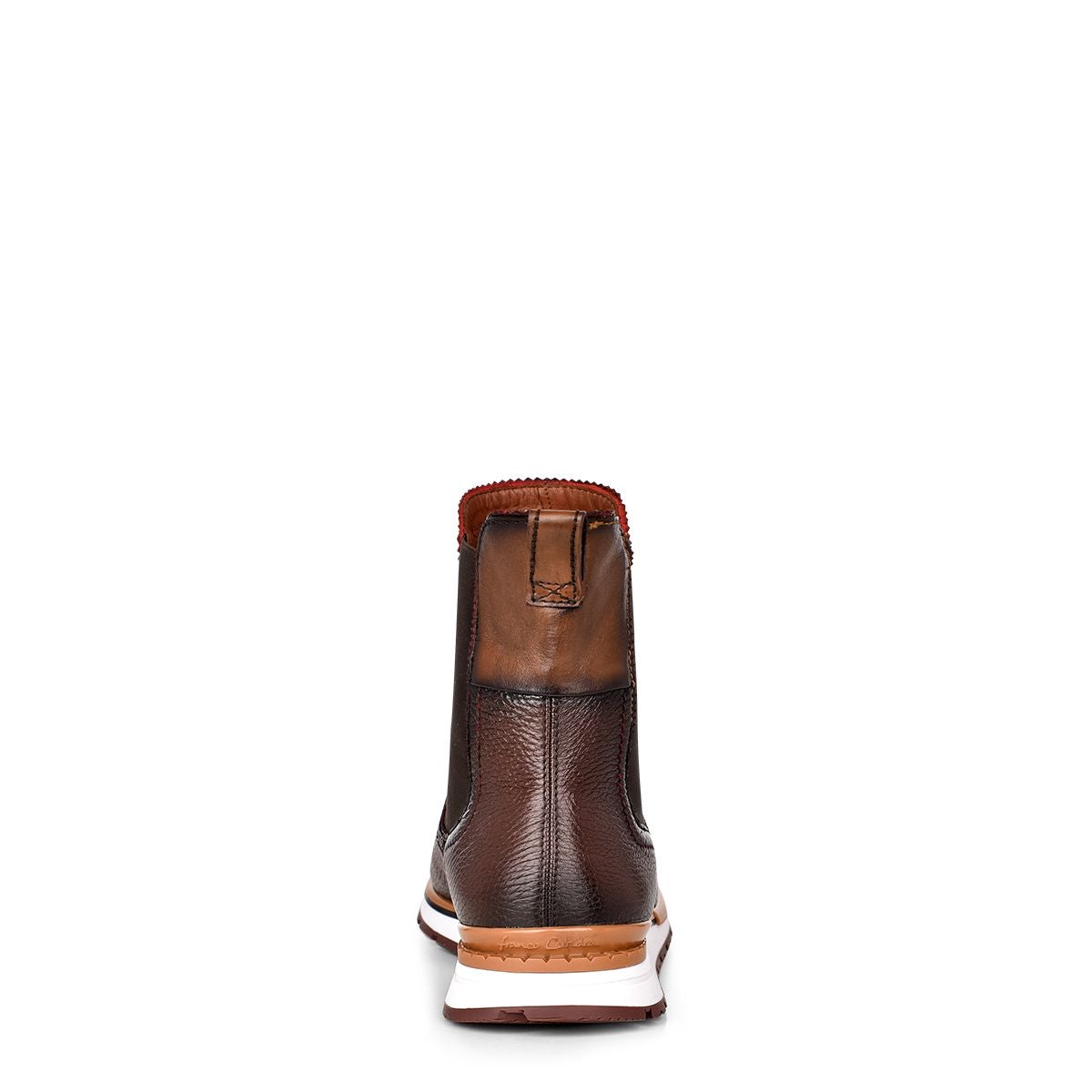 N50VNTS - Cuadra brown casual fashion deer leather sneaker boots for men-Kuet.us