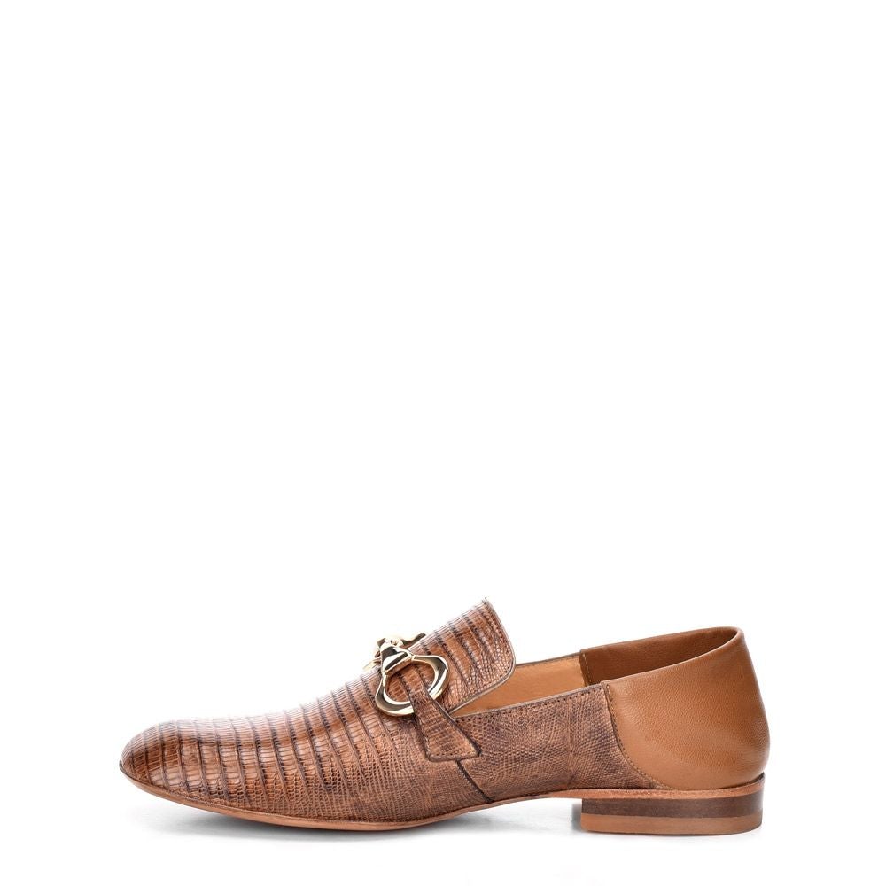 S33LTLT - Cuadra taupe dress casual lizard plain bit loafer for women-Kuet.us