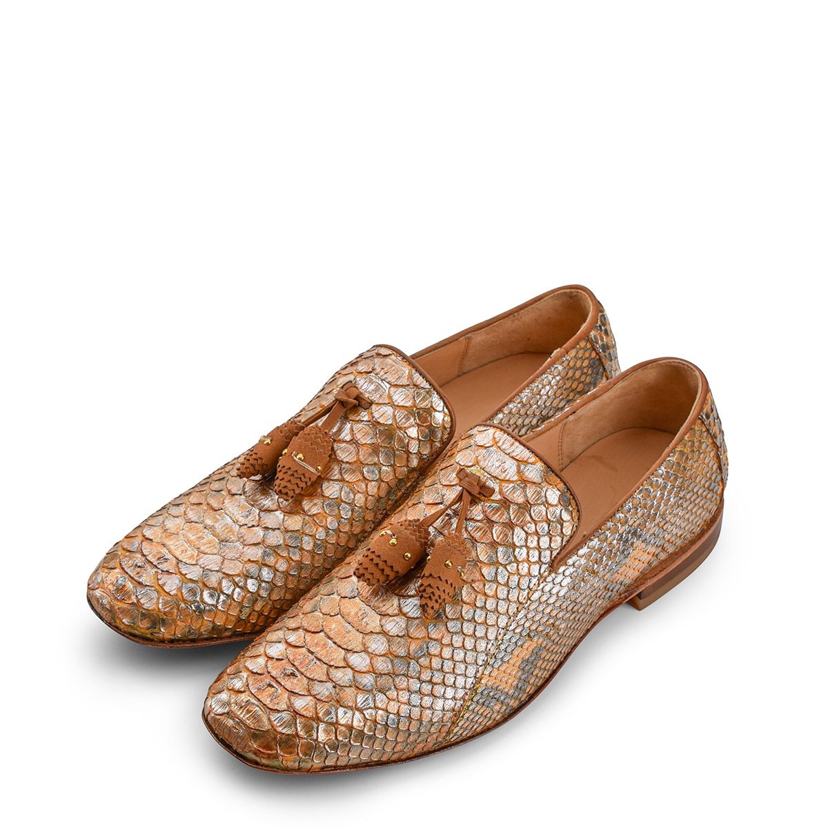 S34PYPY - Cuadra honey casual fashion python tassle loafer for women-Kuet.us