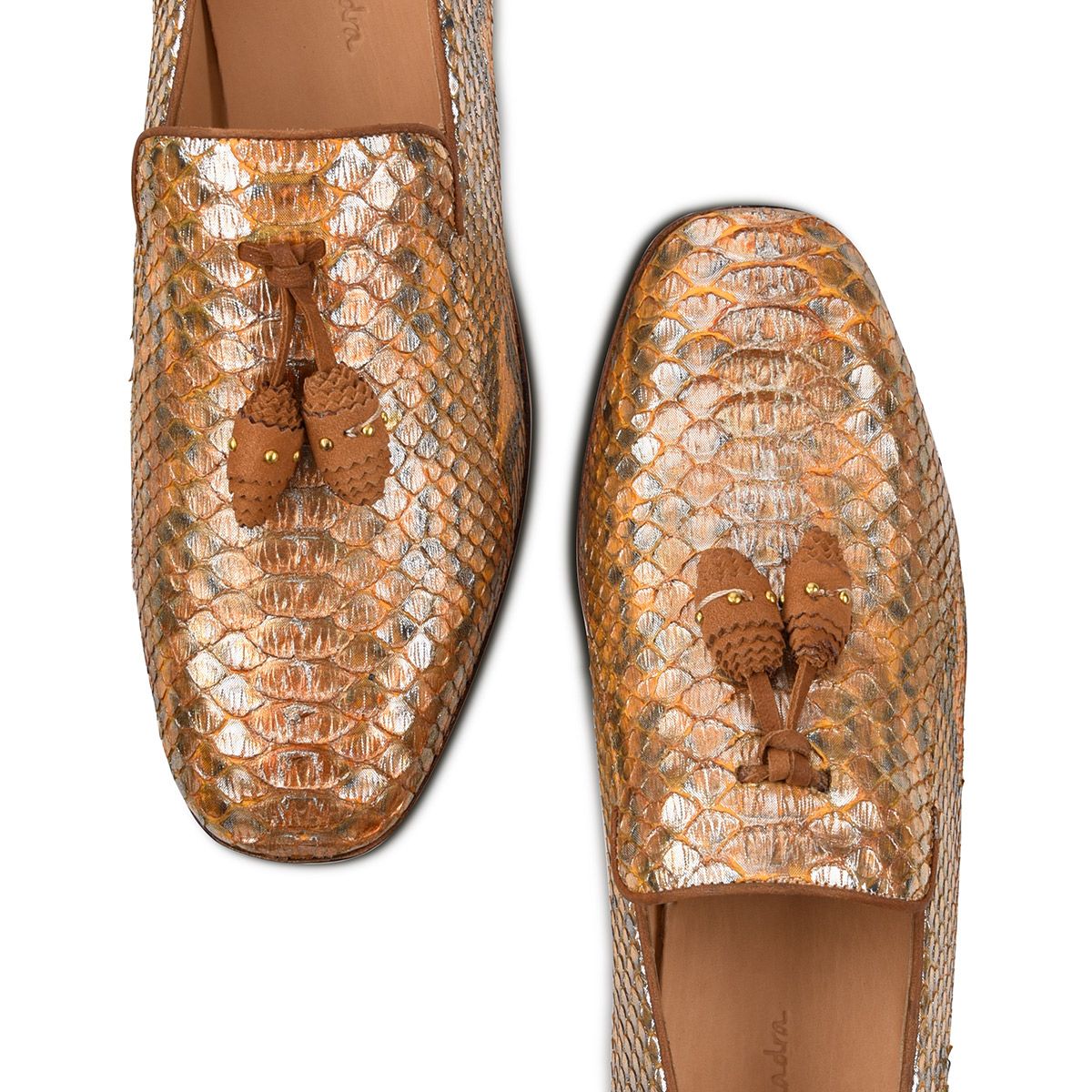 S34PYPY - Cuadra honey casual fashion python tassle loafer for women-Kuet.us