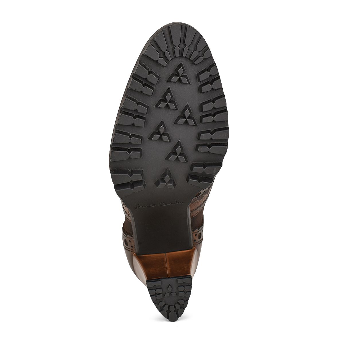 T33VURS -Franco Cuadra brown western cowgirl ankle boots for woman-Kuet.us