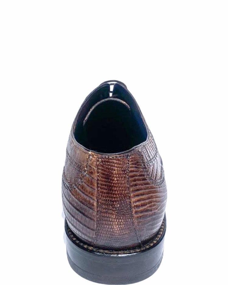 Y08LTLT - Cuadra Maple dress casual lizard oxford shoes for men-Kuet.us