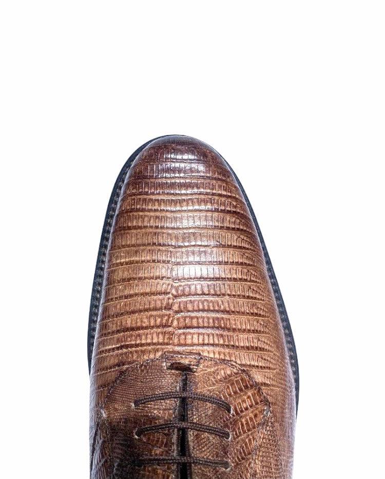 Y08LTLT - Cuadra Maple dress casual lizard oxford shoes for men-Kuet.us