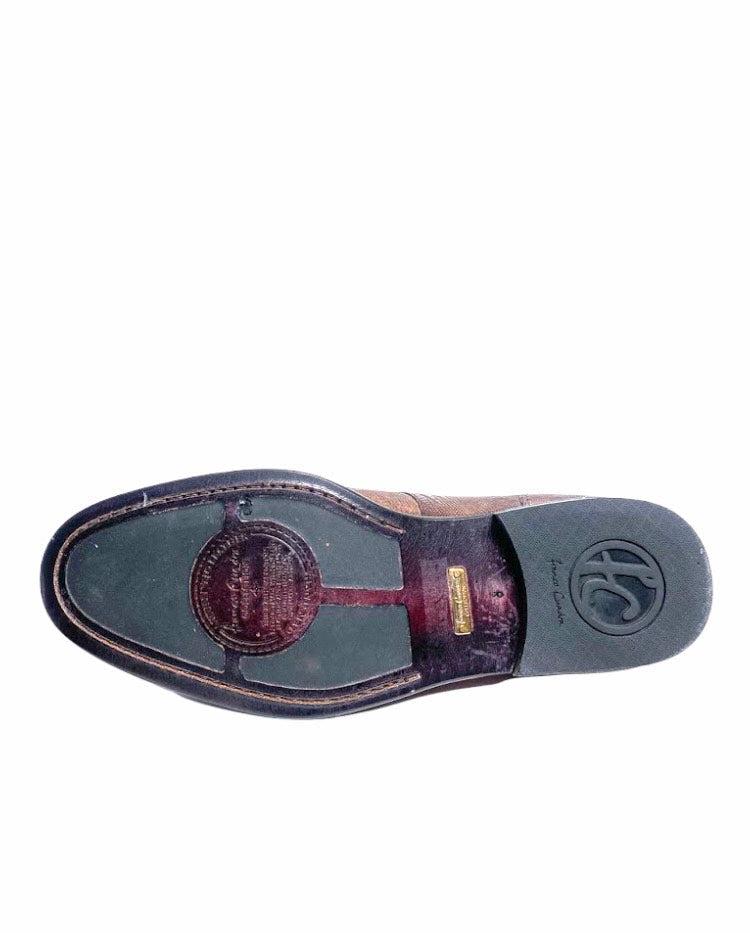 Y08LTLT - Cuadra Maple dress casual lizard oxford shoes for men-Kuet.us