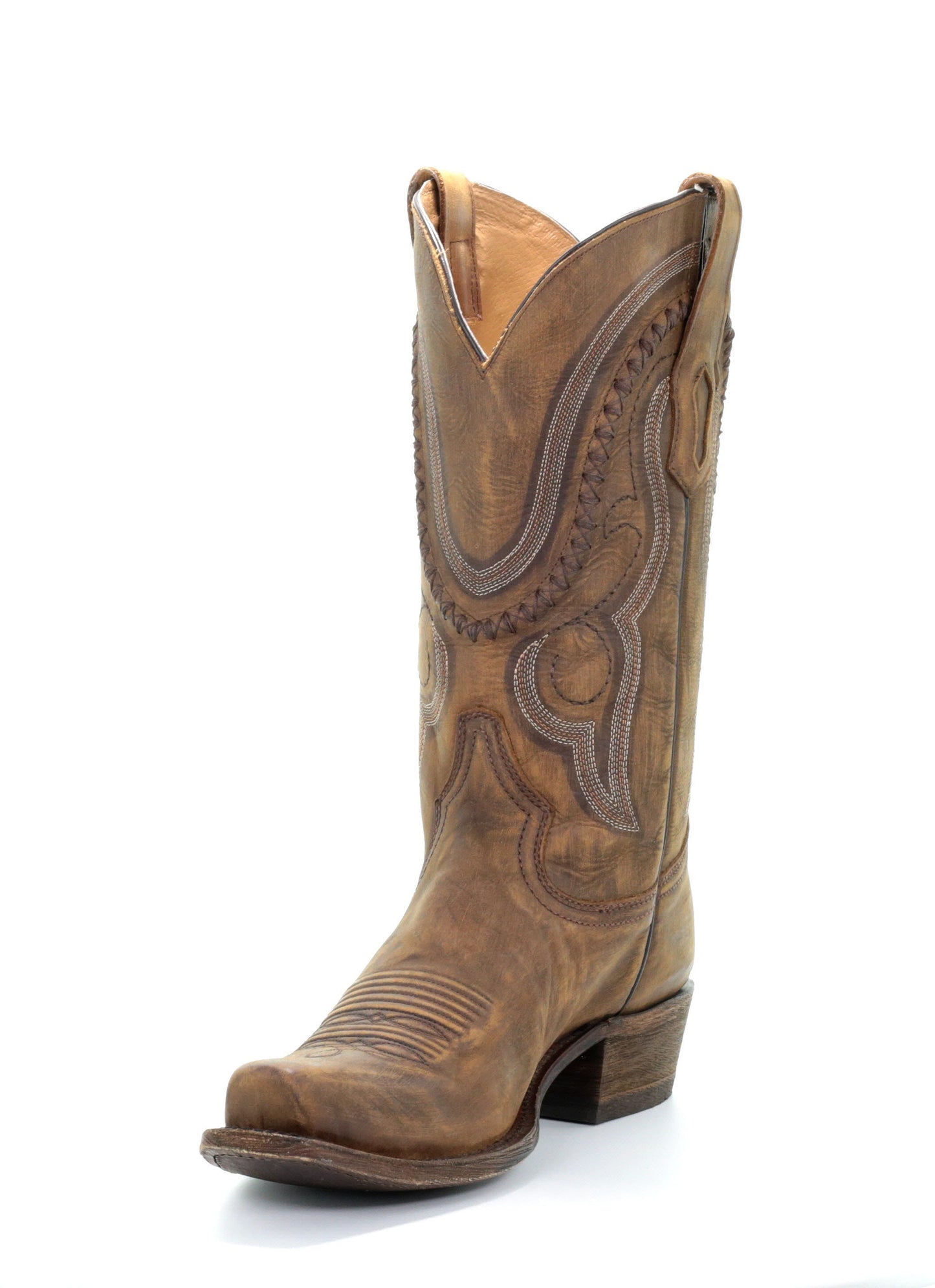 A3479 - Corral gold western cowboy leather boots for men-Kuet.us