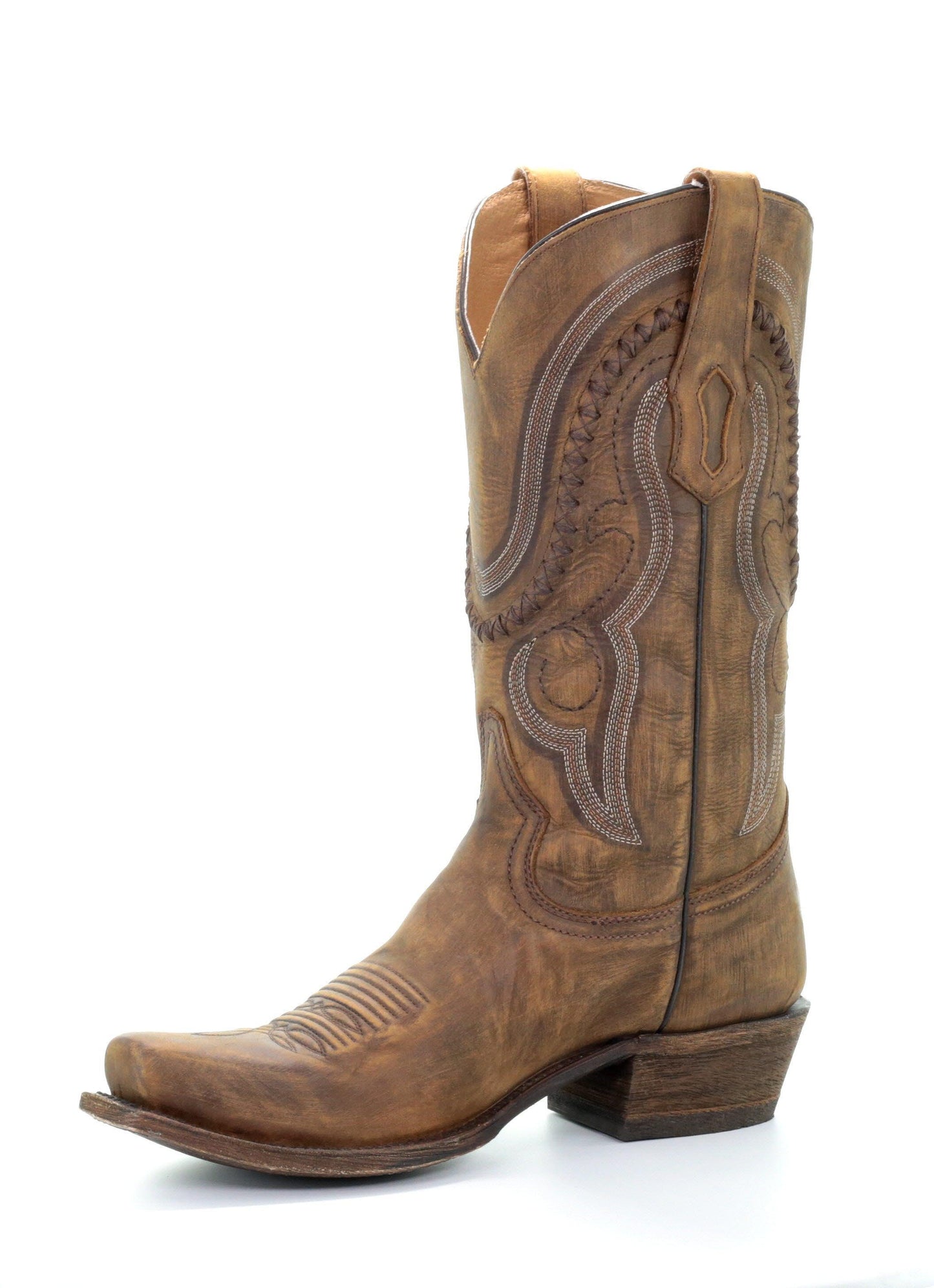 A3479 - Corral gold western cowboy leather boots for men-Kuet.us