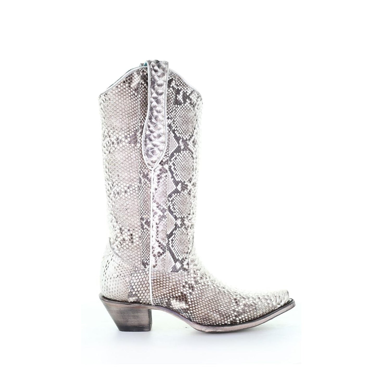 A3798 - Corral western cowboy python snip boots for women-Kuet.us