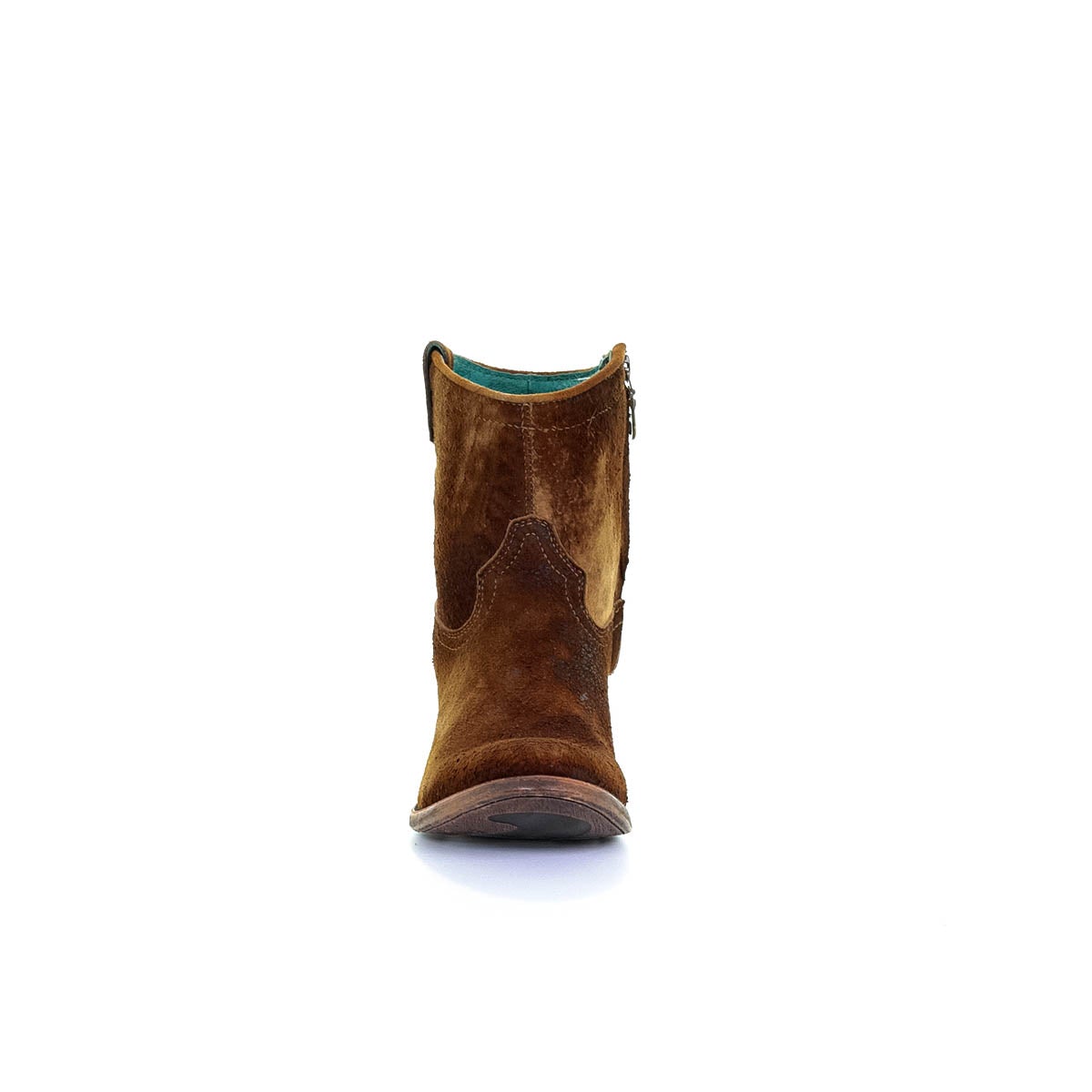 C1064 - Corral tan fashion western lambskin ankle boots for women-Kuet.us