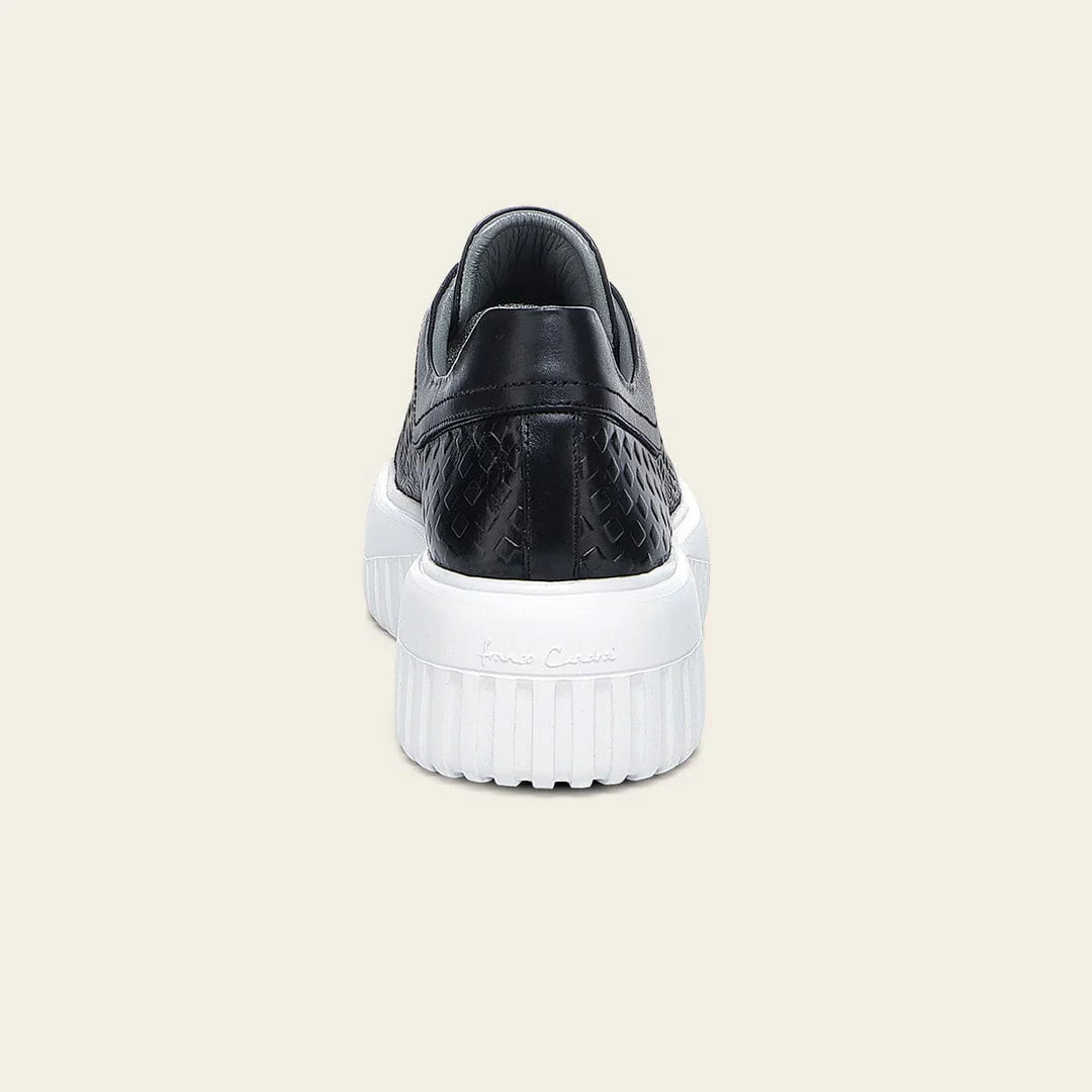 02LMTTS - Cuadra Black Stingray Sneakers for Women