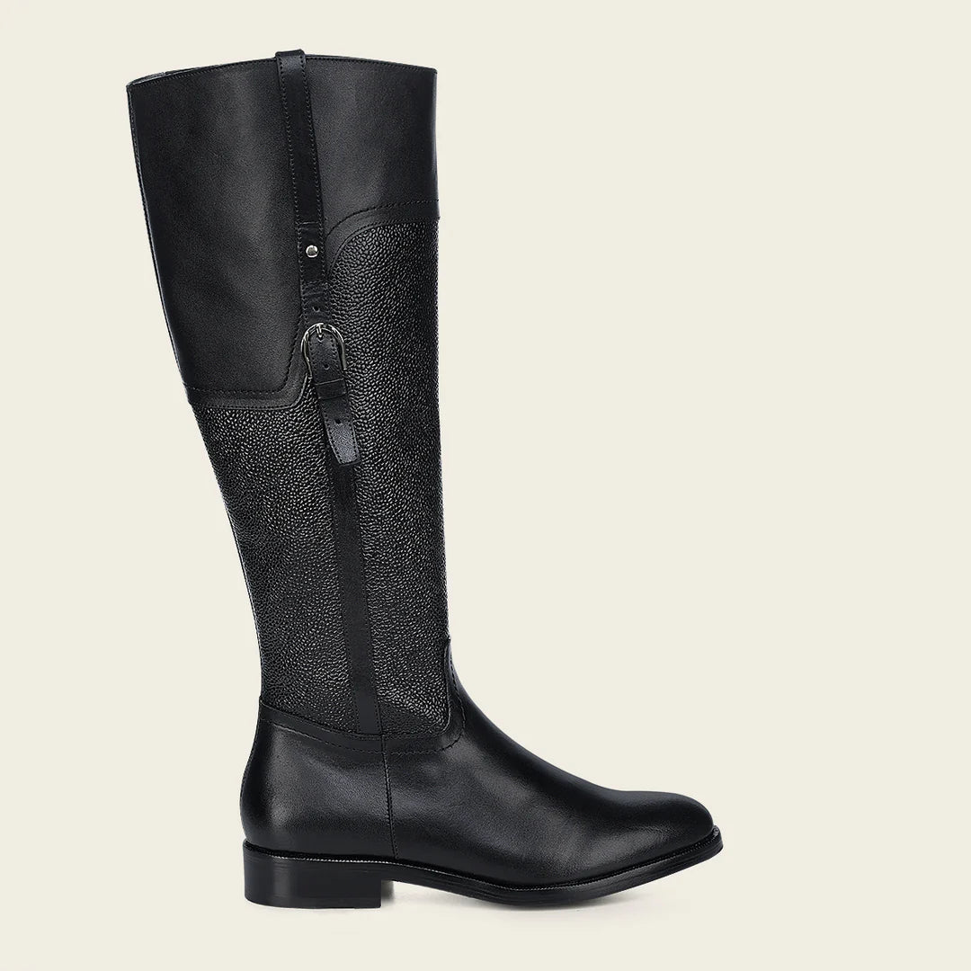 05TTSNI- Franco Cuadra black riding boots for women