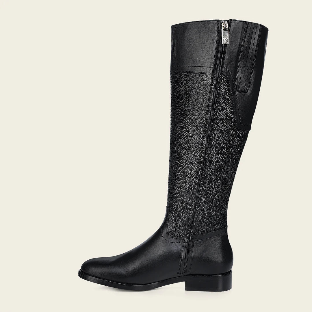 05TTSNI- Franco Cuadra black riding boots for women