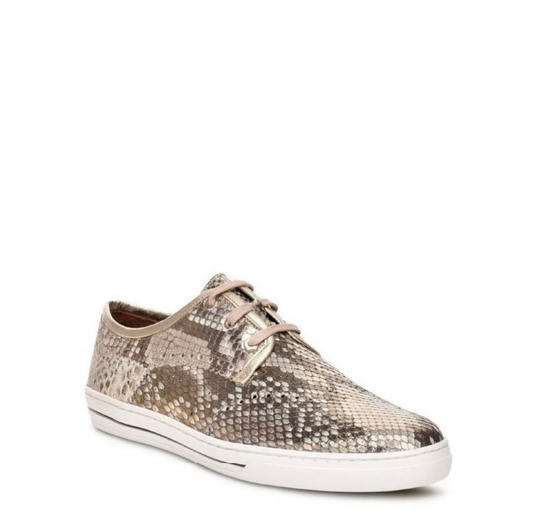 07QPBBE - Cuadra gold casual fashion python derby sneakers for women-Kuet.us