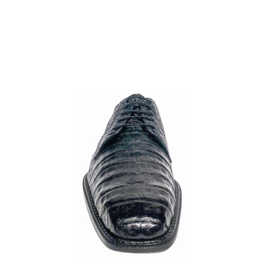 0E1FWFW - Cuadra black fashion dress caiman leather derby shoes for men-Kuet.us