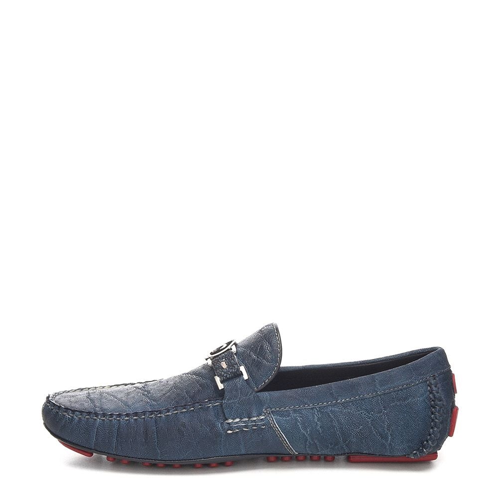 11VELEL - Cuadra blue casual fashion elephant bit driver shoes for men-Kuet.us