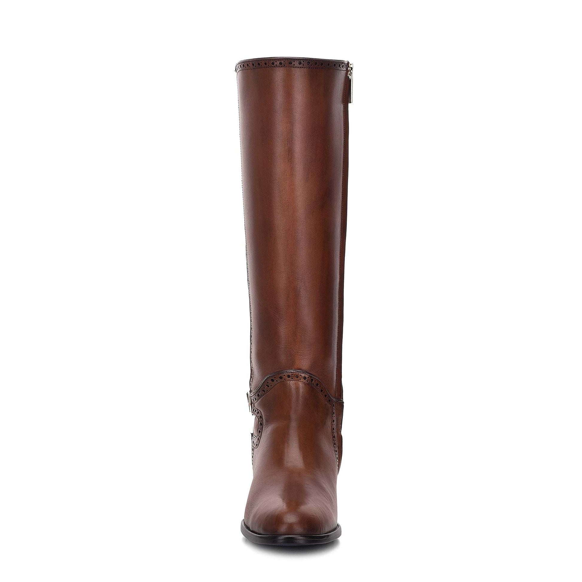 17TRNRN - Cuadra honey fashion leather riding knee boots for women-Kuet.us