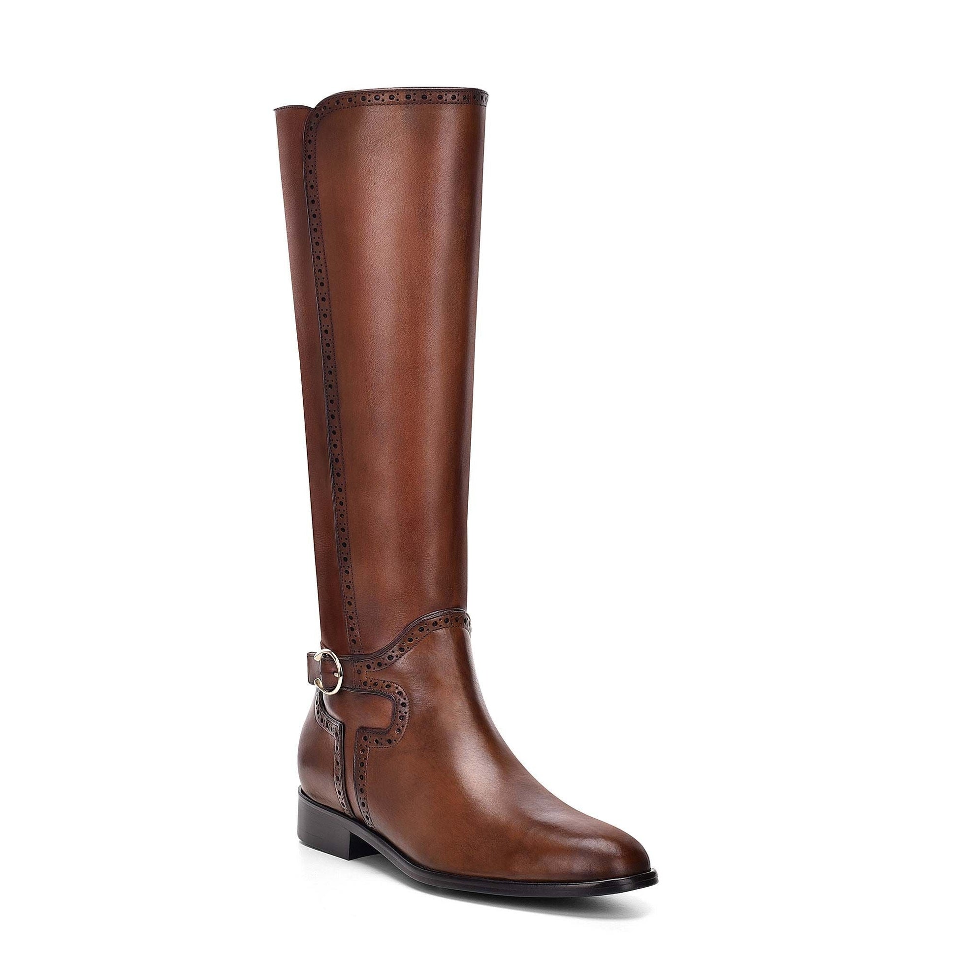 17TRNRN - Cuadra honey fashion leather riding knee boots for women-FRANCO CUADRA-Kuet-Cuadra-Boots