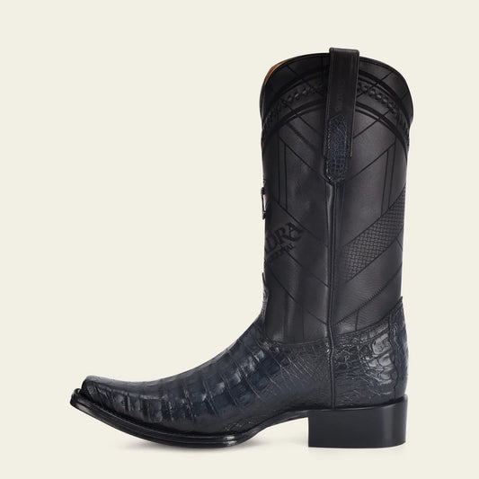 1B2FFY - Cuadra blue dress cowboy caiman leather boots for men