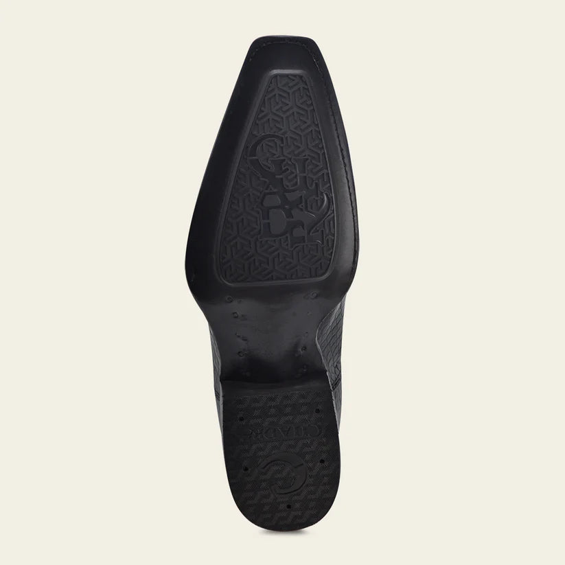 1B2RAL - Cuadra black western cowboy alligator boots for men