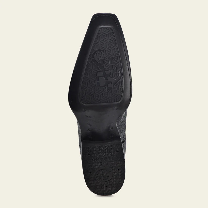 1B2RAL - Cuadra black western cowboy alligator leather boots for men