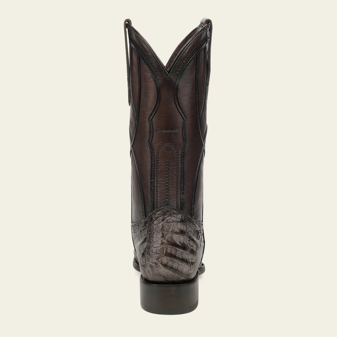 1BT0FY - Cuadra gray dress cowboy caiman leather boots for men