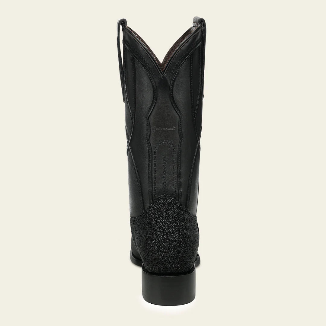 1BT0MA - Cuadra Black Casual Cowboy Stingray Boots for Men