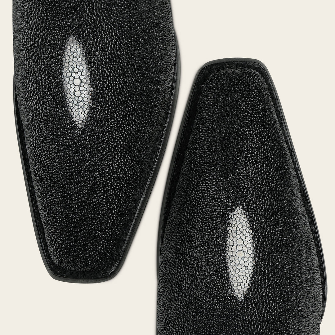 1BT0MA - Cuadra Black Casual Cowboy Stingray Boots for Men