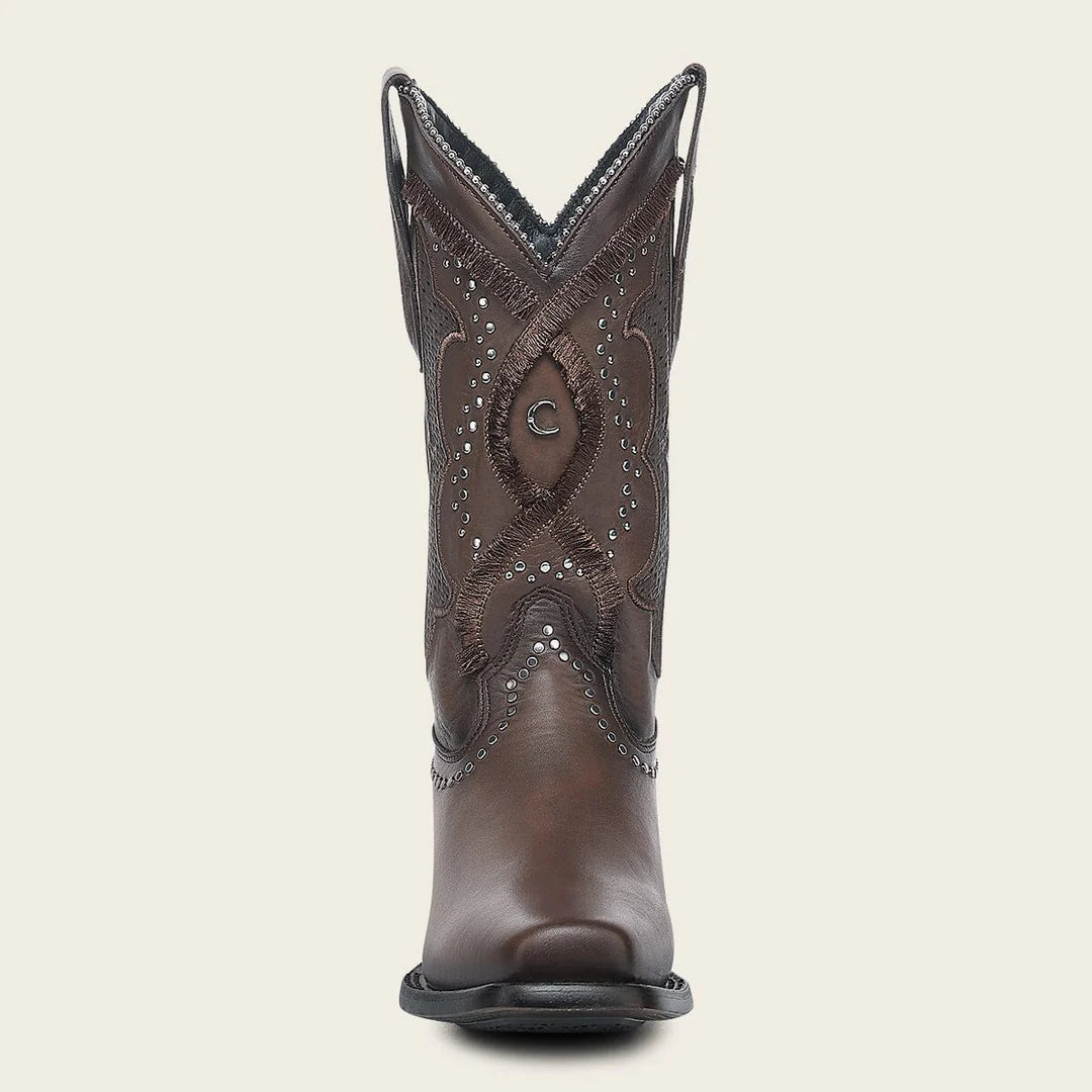 1F4CRS - Cuadra honey western cowhide leather rodeo boot for woman