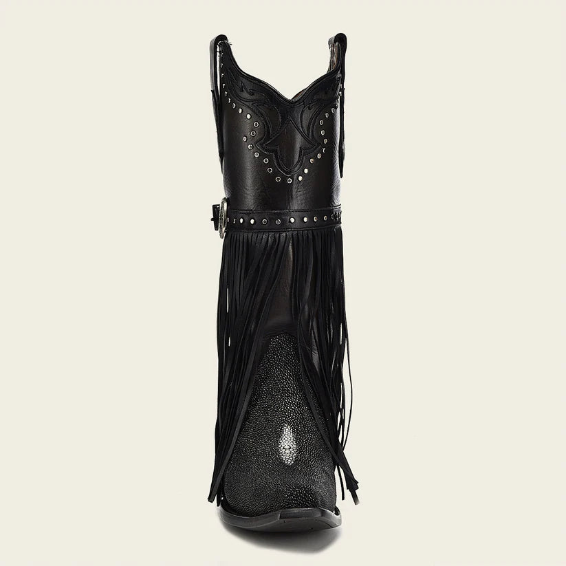 1GAXMA - Cuadra black western cowgirl boots for women