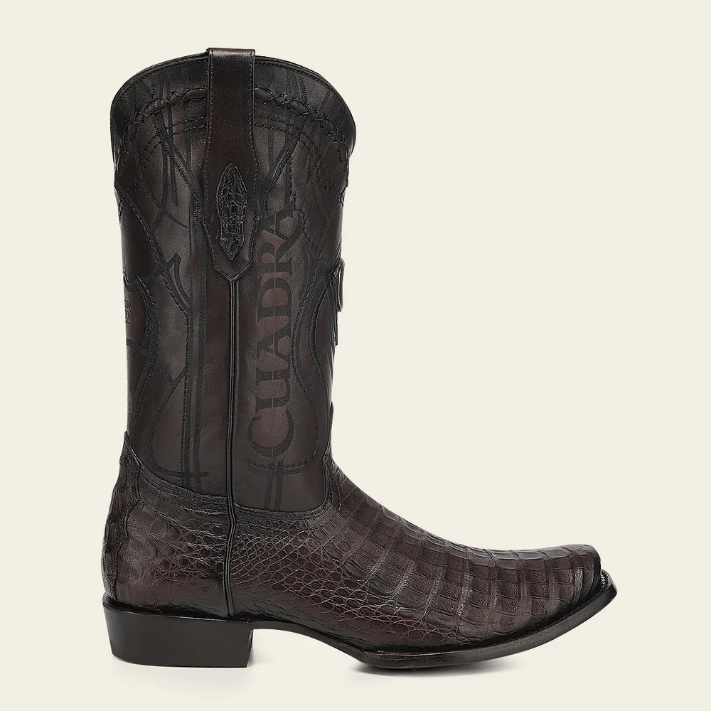 1J1NFY - Cuadra chocolate dress cowboy caiman boots for men